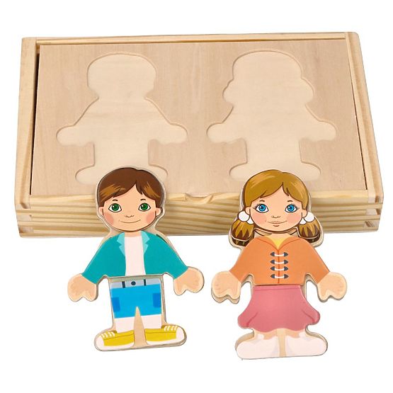 Jeu d'habillage magnétique Enfants du monde