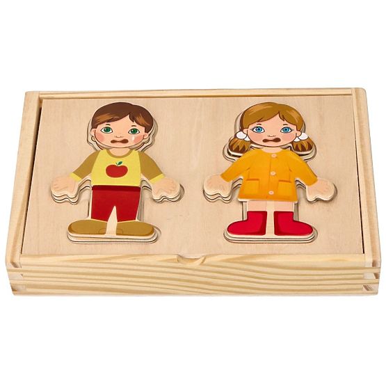 Jeu d'habillage magnétique Enfants du monde