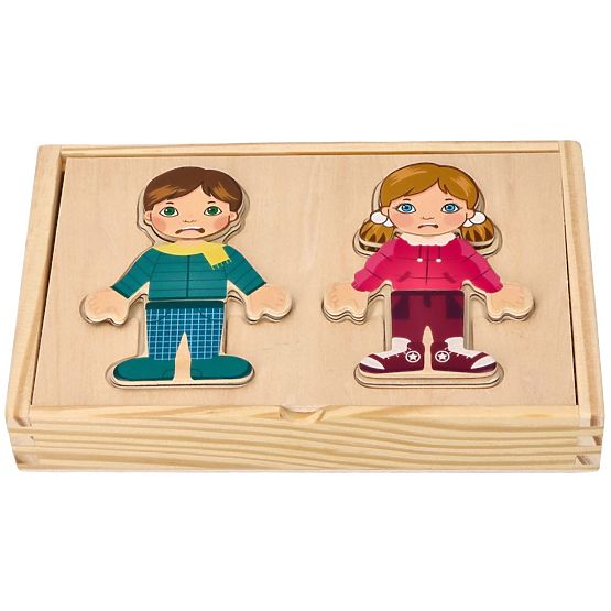Jeu d'habillage magnétique Enfants du monde