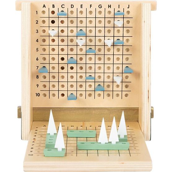 Jeu de bataille navale en bois