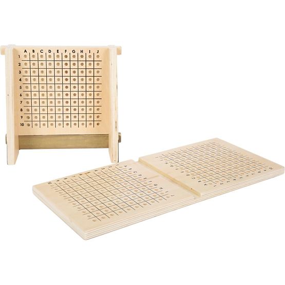 Jeu de bataille navale en bois