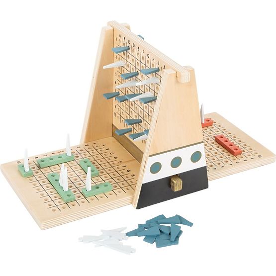 Jeu de bataille navale en bois