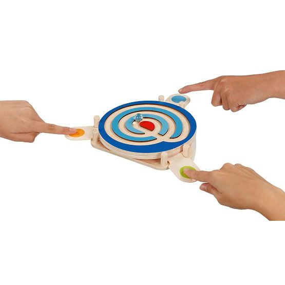 Jeu de compétence labyrinthe avec billes