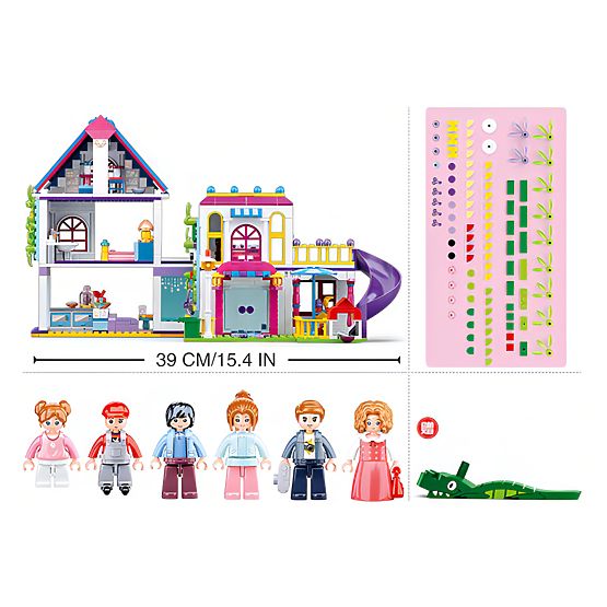Jeu de construction Sluban Girls Dream M38-B0974 - Villa Amusante