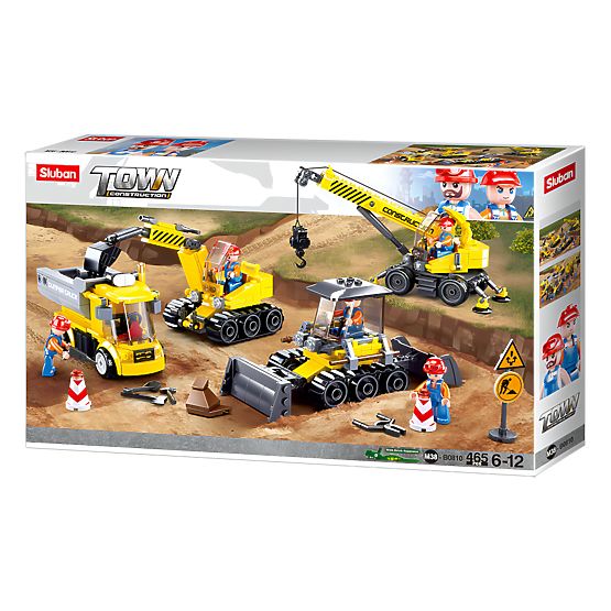 Jeu de construction Sluban Town Bâtisseurs M38-B0810 - Chantier