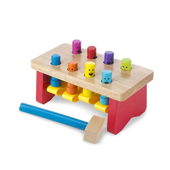 Jeu de marteau avec figurines sautantes - jouet à marteler Melissa and Doug