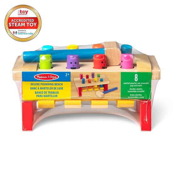Jeu de marteau avec figurines sautantes - jouet à marteler Melissa and Doug