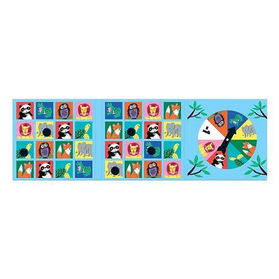 Jeu de plateau magnétique Mudpuppy Animaux sauvages