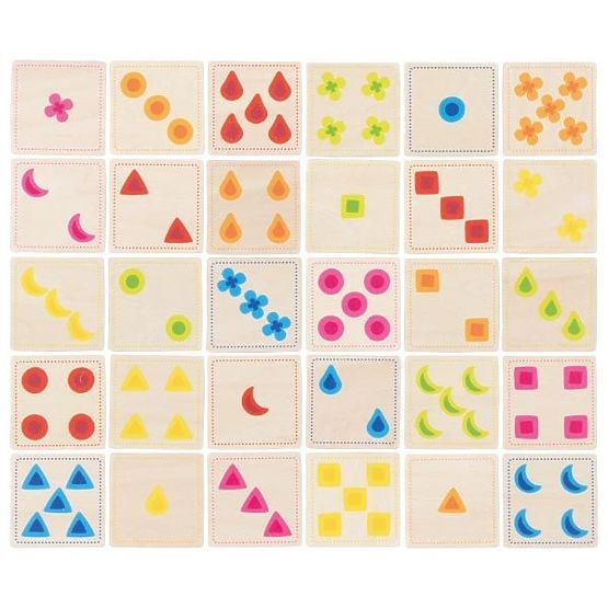 Jeu dynamique formes et couleurs