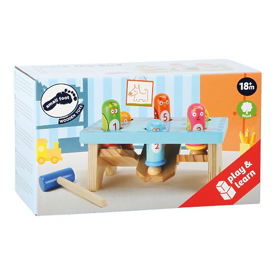 Jeu en bois Small Foot Hammer l'oiseau