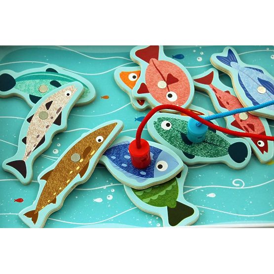 Jeu magnétique Pingouin à la pêche