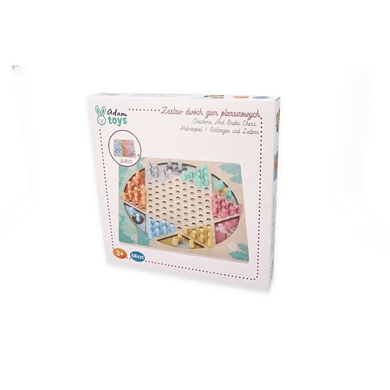 Jeu réversible Halama et Serpents et Échelles