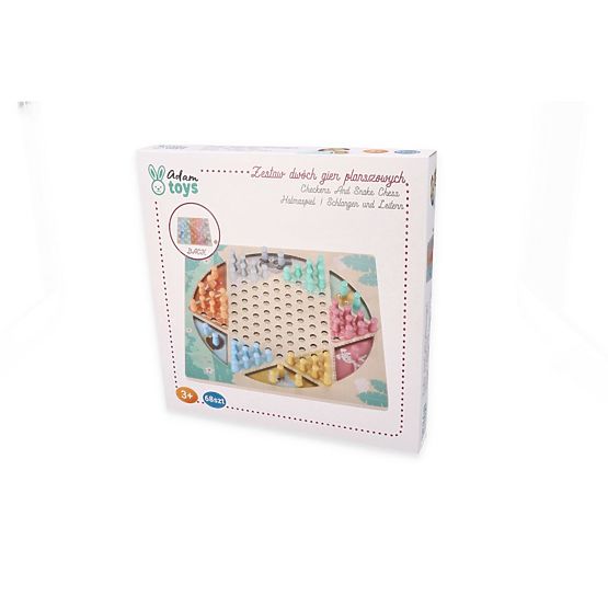 Jeu réversible Halama et Serpents et Échelles