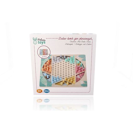 Jeu réversible Halama et Serpents et Échelles