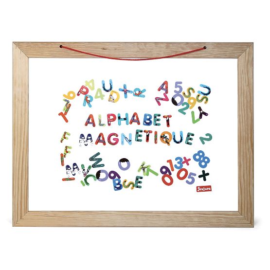 Jeujura Tableau mural multifonction en bois 58x45 cm