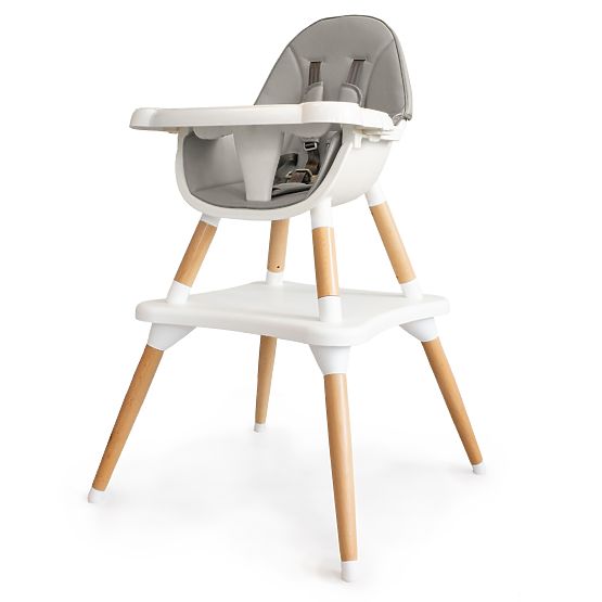 Chaise de salle à manger SKANDI 2in1 - gris