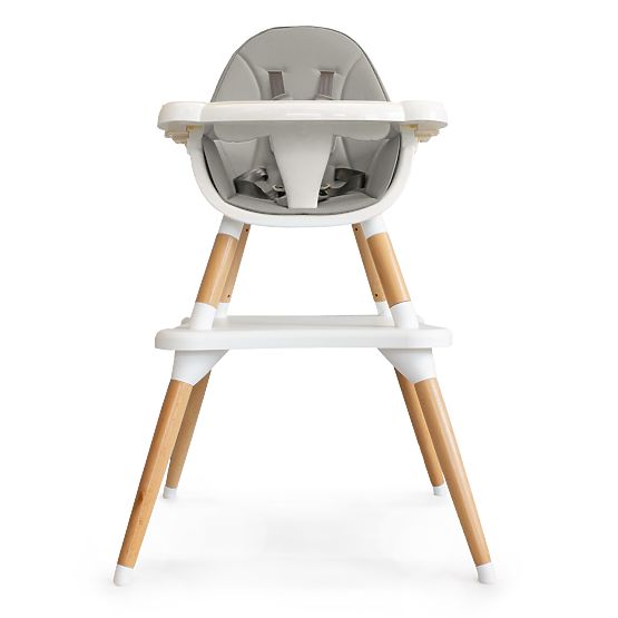 Chaise de salle à manger SKANDI 2in1 - gris