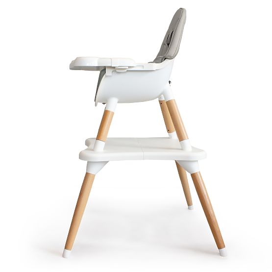 Chaise de salle à manger SKANDI 2in1 - gris