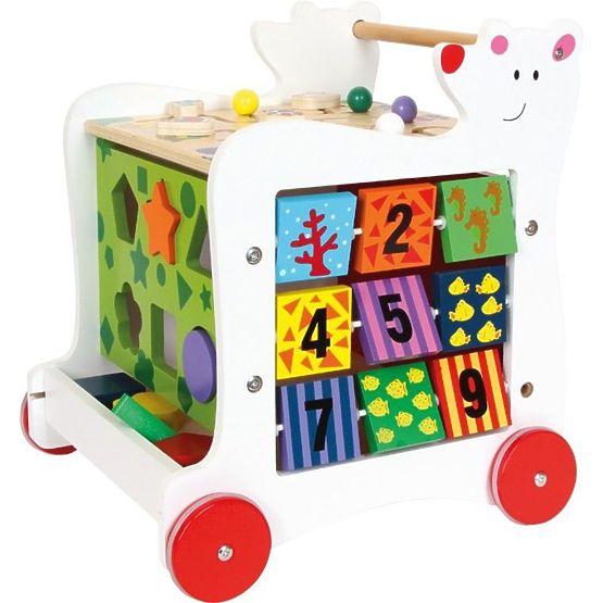 Jouet éducatif Ours - marcheur 4 en 1