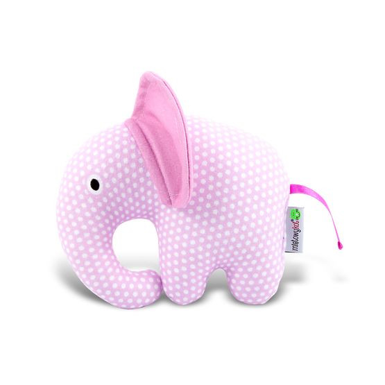 Jouet en tissu - Éléphant rose