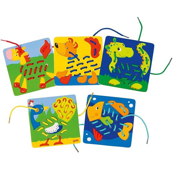 Jouet à habiller - animaux 5 pcs