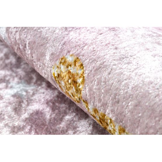 JUNIOR 51549.802 tapis rond couronne pour enfants antidérapant - rose