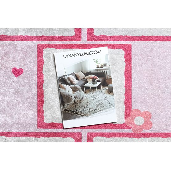 JUNIOR 51828.802 tapis de lavage antidérapant pour enfants, danseuse - rose