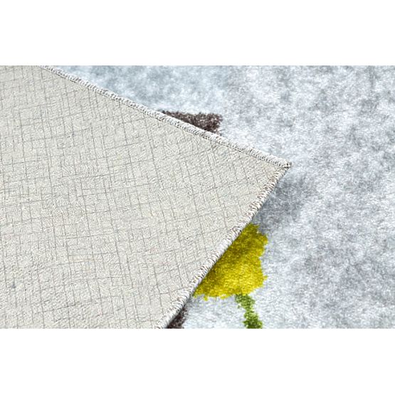 JUNIOR 51858.802 tapis de lavage Animaux, Afrique pour enfants antidérapant - gris