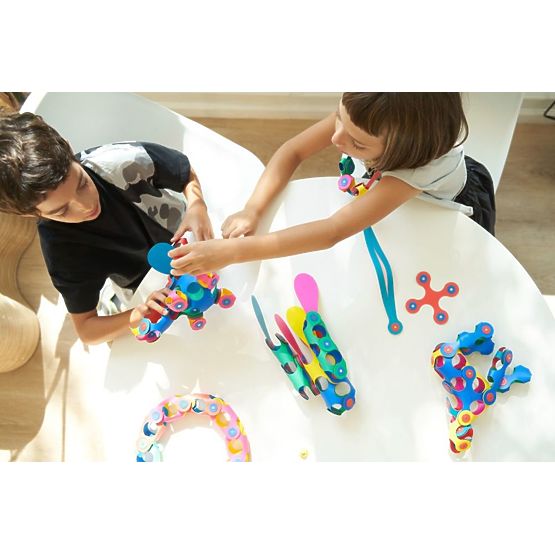 Kit magnétique flexible Clixo, 9 pcs - Mélange de couleurs