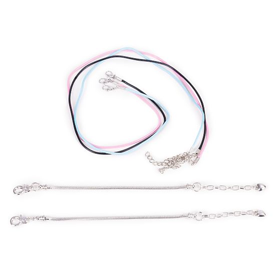 Kit pour fabriquer des bracelets, colliers, pendentifs, perles 66 éléments + organiseur et sac