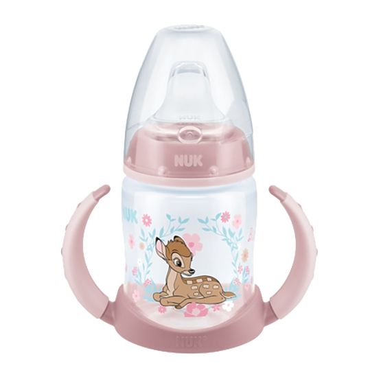 Kojenecká láhev na učení NUK Disney 150 ml růžová