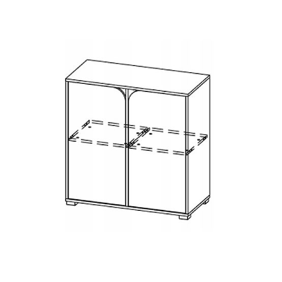 Komoda 2-dveřová Mimo