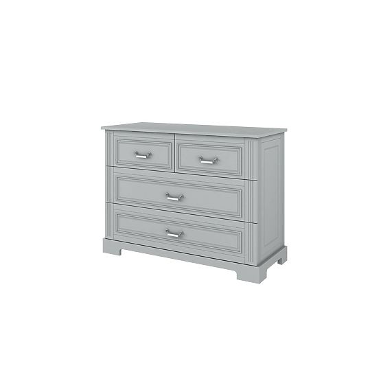 Commode 4 tiroirs Ines Gris