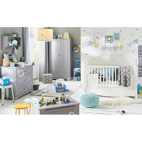 Commode 4 tiroirs Ines Gris