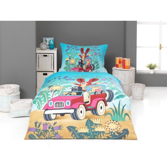 Literie bébé Taupe dans la voiture
