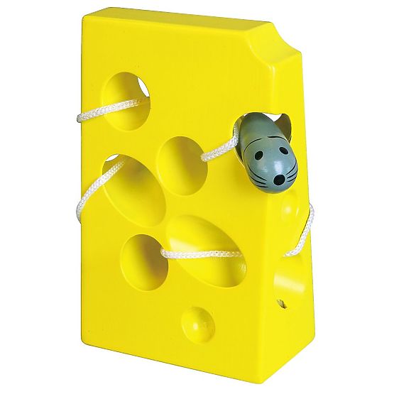 Labyrinthe de tissage - fromage jaune pour souris