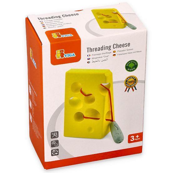 Labyrinthe de tissage - fromage jaune pour souris