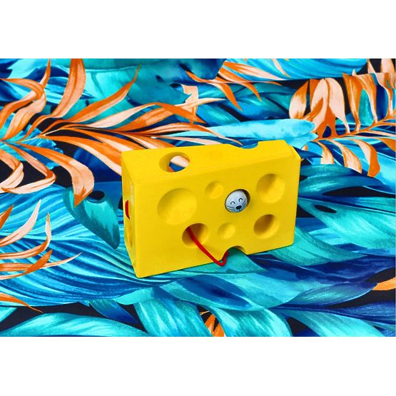 Labyrinthe de tissage - fromage jaune pour souris