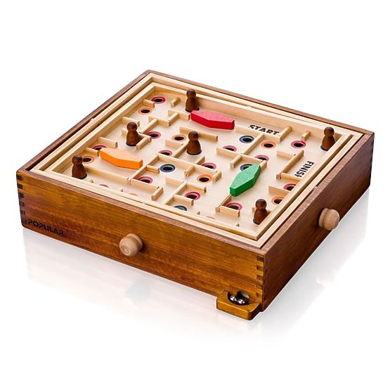 Labyrinthe en bois inclinable
