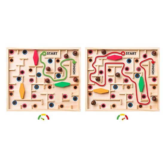 Labyrinthe en bois inclinable