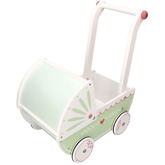 Landau en bois pour poupées