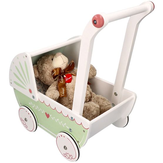 Landau en bois pour poupées