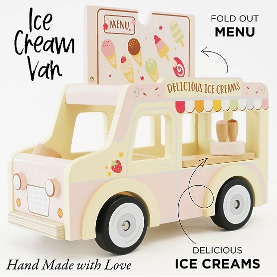 Le Toy Van Camion de Glace Nouveau Design