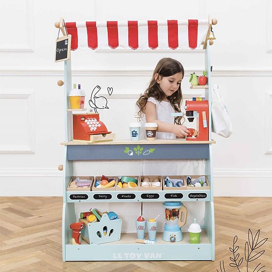 Le Toy Van Comptoir de vente 2 en 1 Honeybake