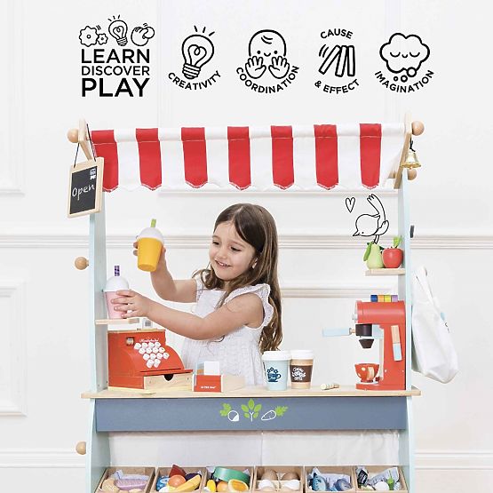 Le Toy Van Comptoir de vente 2 en 1 Honeybake