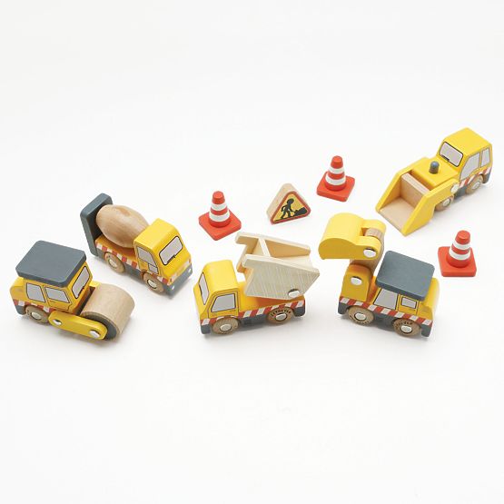 Le Toy Van Coffret d'engins de chantier