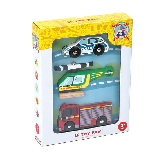 Le Toy Van Ensemble de véhicules de secours