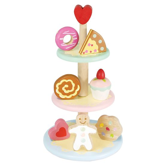 Le Toy Van Plateau à étages avec pâtisseries