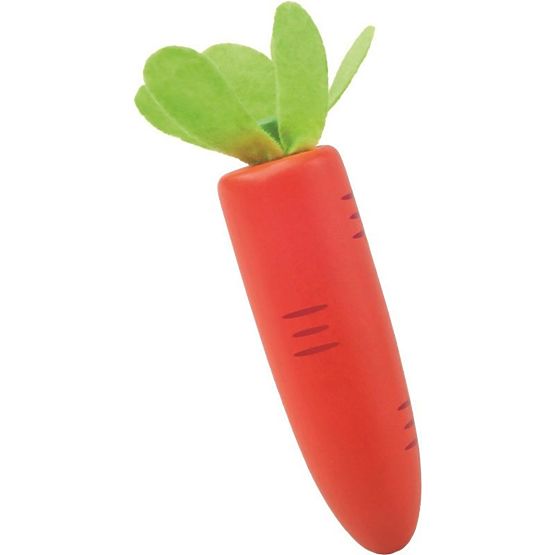 Légumes en bois dans une caisse