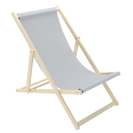 Chaise de plage Shark - gris